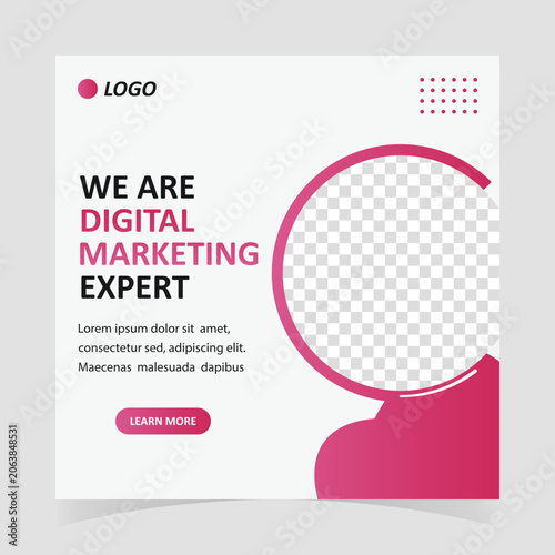 Digital Marketing Expert Corporate Social Media Template