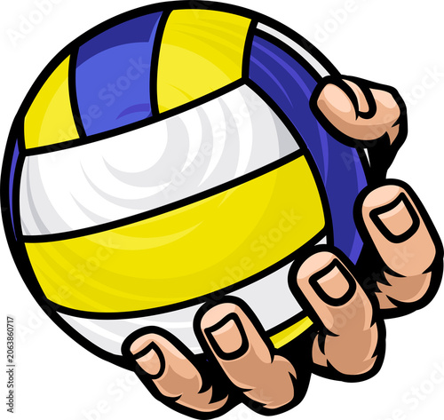 A mascot person hand or fis...