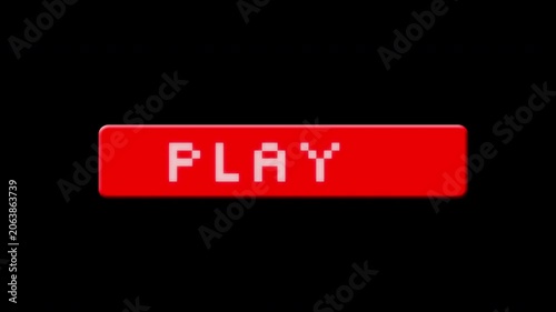 Play Pixel Red Button Animation