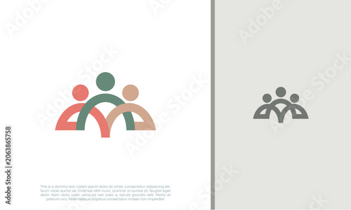 Global Community Logo Icon Elements Template. Community human Logo template vector. Community health care. Abstract Community logo