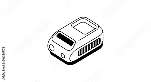 Konstfotografi Portable electronic device with digital display and sensor