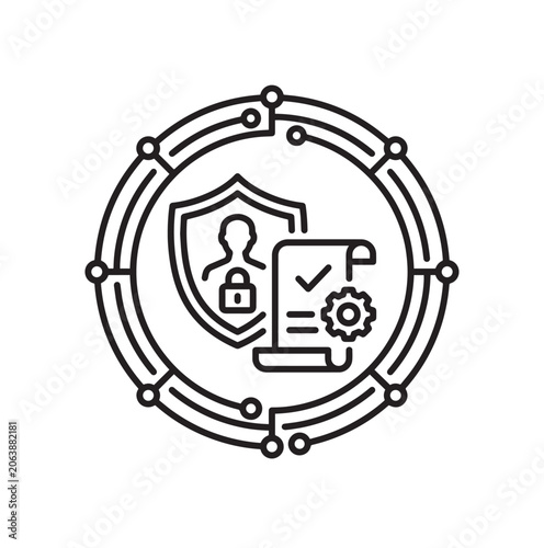 Electronic Circuit Board Technology Vector Illustration Design