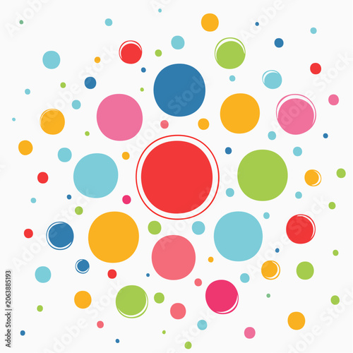 Colorful Circles Pattern