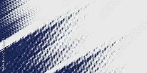 Slika na platnu Abstract halftone wave dots background