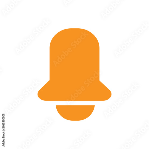 Orange bell icon