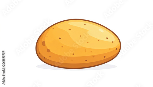 A single large yellow potato.