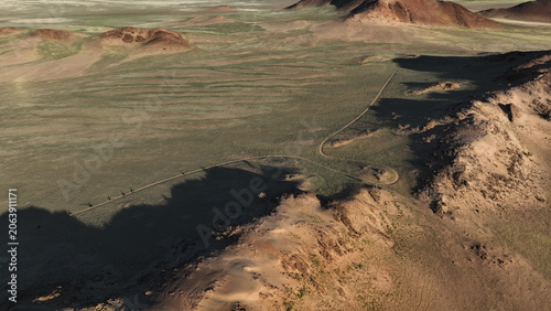 Exploring the vast landscapes of Sossusvlei in Namibia during daylight hours