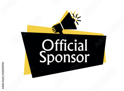 official sponsor sign