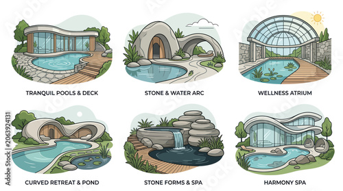 Modern Architectural Designs: Pools, Spas, and Wellness Retreats
