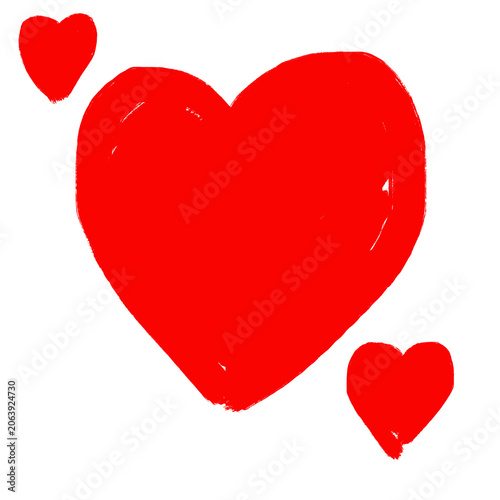 love brush sign hand drawn icon