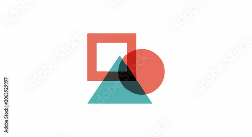 A colorful geometric composition