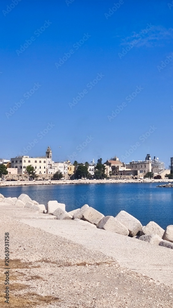 Naklejka premium Sea Coast, Lanscape - Bari, Italy