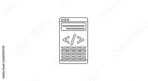 Coding webpage on computer screen.