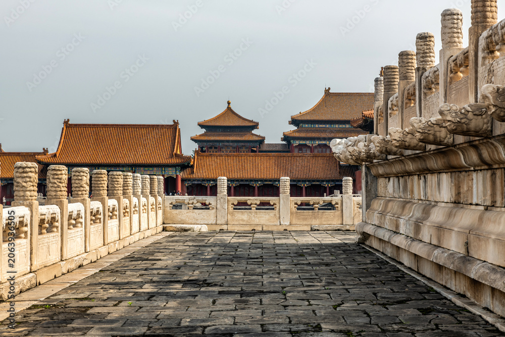 Fototapeta premium Forbidden City Ancient Architectural Complex in Beijing, China