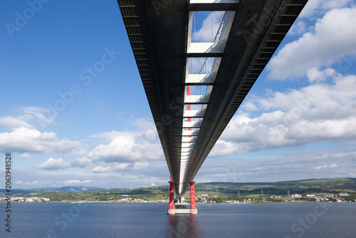 Schilderij op canvas Çanakkale Suspension Bridge, Turkey