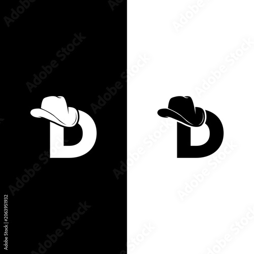 Lettering D Vector
