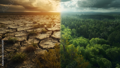 Nature vs Industry: A Powerful Split Vision of Environmental Consequences