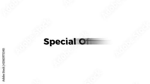 A black text on white background with the word special in a stylized font
