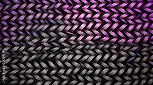 Abstract black and purple hand-drawn vector pattern with diagonal strokes and texture