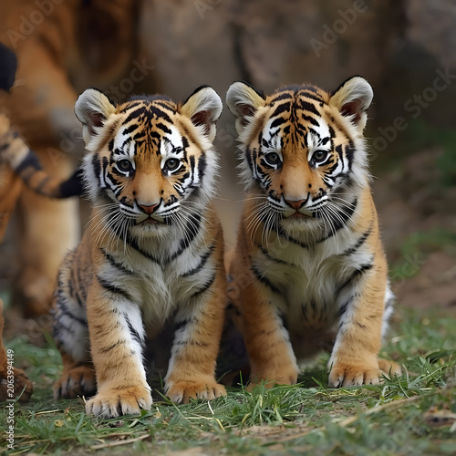 tiger in the zoo