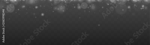 Fotografie Floating sparkles shimmer in dark atmospheric space