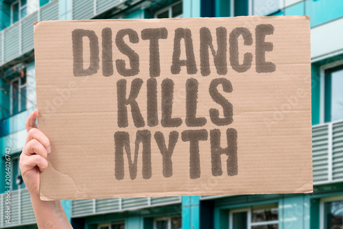 Tablou pe pânză "Distance kills myth" Range safety belief proven false