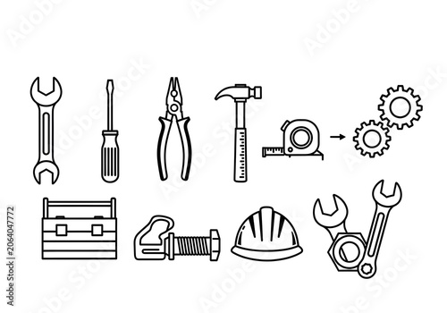 set of tools for repair