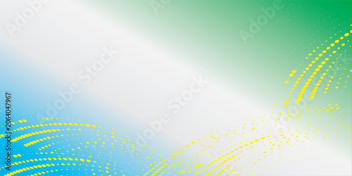 Gradient texture background pattern green white blue and yellow halftone dots with digital technology background. new eps future abstrack vector