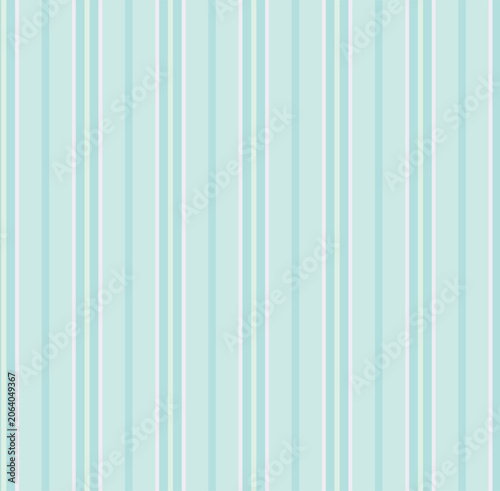 Seamless vertical stripe pattern in soft pastel mint, pale blue, pink and yellow. Minimalist vintage design for textile, fabric, wallpaper, wrapping paper  nursery decor