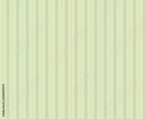 Seamless vertical stripe pattern in soft pastel green, pink and cream. Minimalist vintage design for textile, fabric, wallpaper, wrapping paper nursery or spring decor