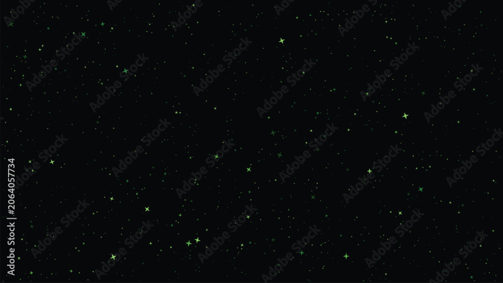 Fototapeta premium Shining Stars on Black Background Seamless Night Sky Pattern with Sparkling Glitter