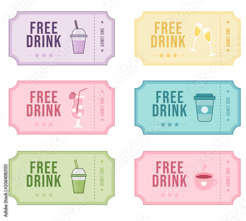 free drinks voucher template