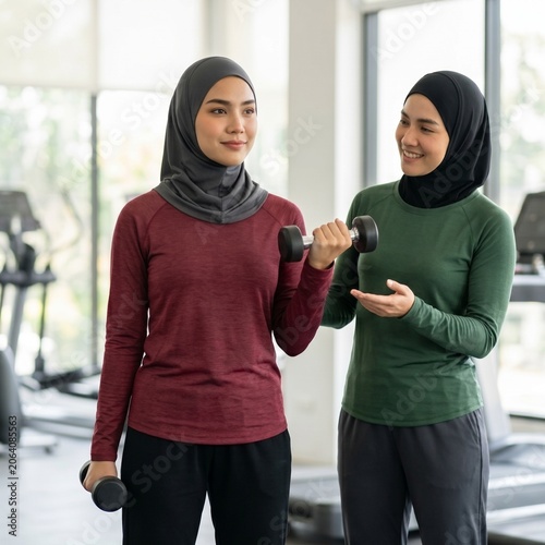  Modern Women Relaxing at a Healthy Café