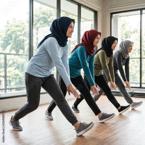  Modern Women Relaxing at a Healthy Café
