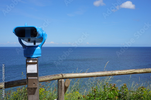 View of the Baltic Sea from the northernmost point at Cape Arkona, island of Rügen, Mecklenburg-Western Pomerania – Germany