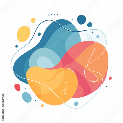 Abstract Organic Shapes and Lines