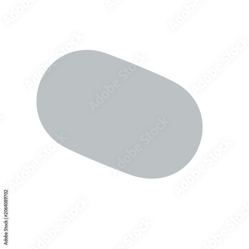 Flat design gray cloud icon
