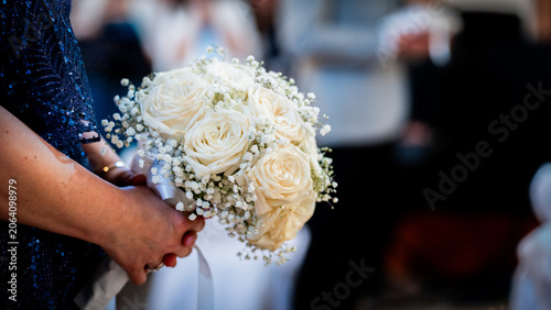 Closeup photo of a bouquet of flowers