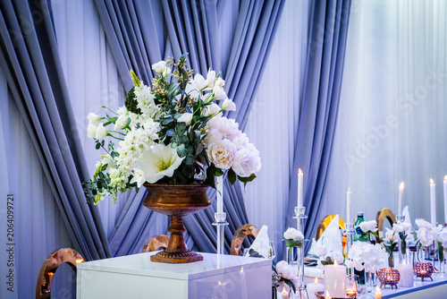 Details from a wedding reception