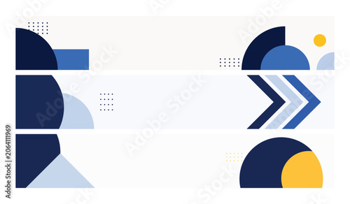 Business linkedin cover banner design template 