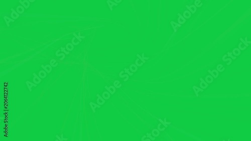 Green ribbons rising lower left, sweeping into vortex forming spiral on transparent background