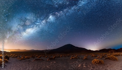 Milky Way And Stars At Atacama Desert