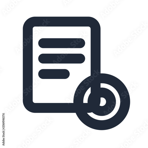 Bild auf Leinwand Compensation coins line icon, legal outline symbol