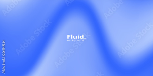 Foto Abstract blue and orange fluid gradient background