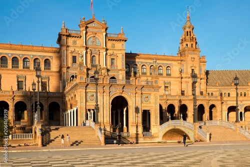 Plaza de España in Golden Light