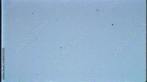 Static VHS noise distortion
