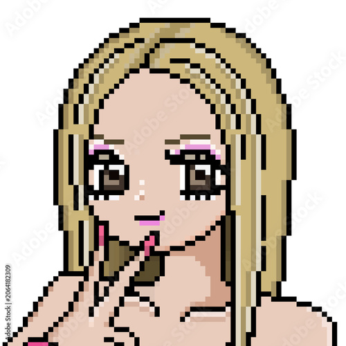 ドット絵, イラスト, 平成ギャル