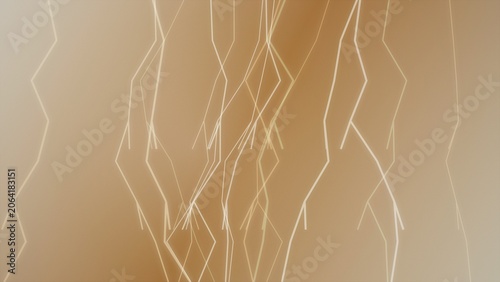Abstract geometric lines on a soft beige background