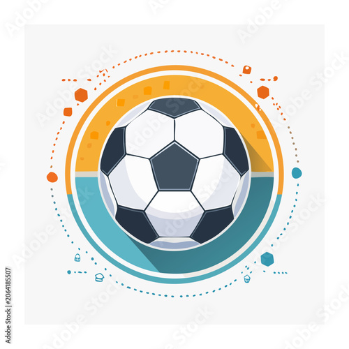 Flat design target with arrows and concentric circles