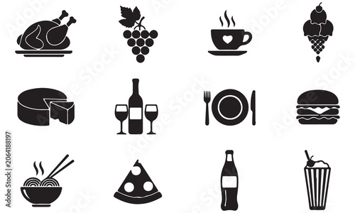 food and drink icons
